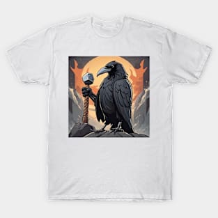 Crow Holding Thor's Hammer T-Shirt